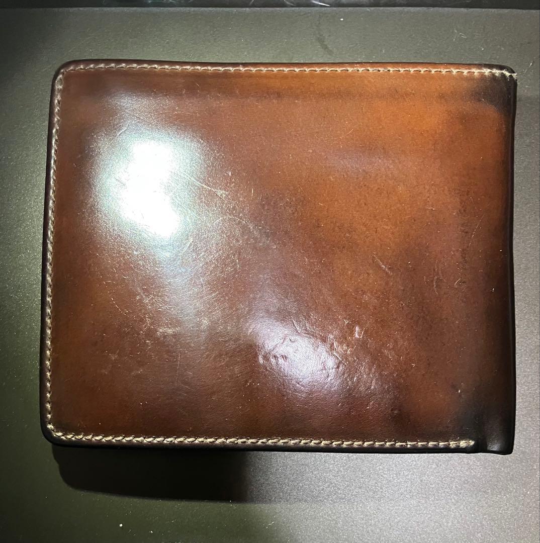 ま*ば様 【定価74000円】 ホーウィン　シェルコードバン 塩原朋和作　二つ折