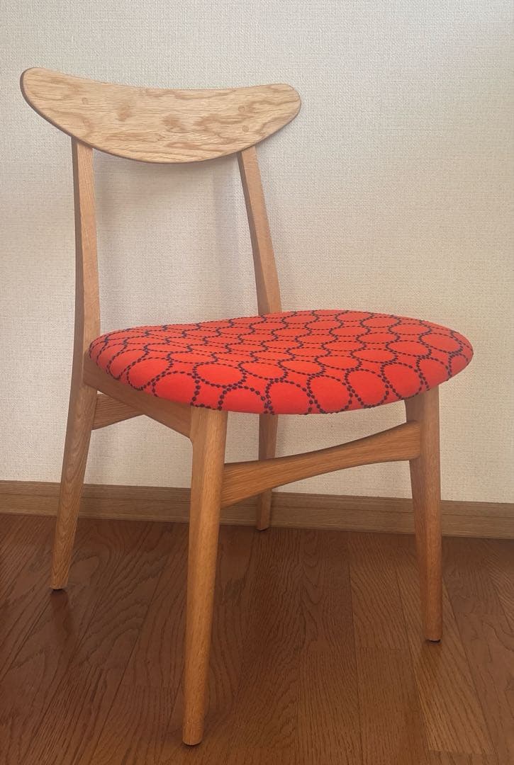 ぷりん様　国産無垢材チェア× ミナペルホネン　①