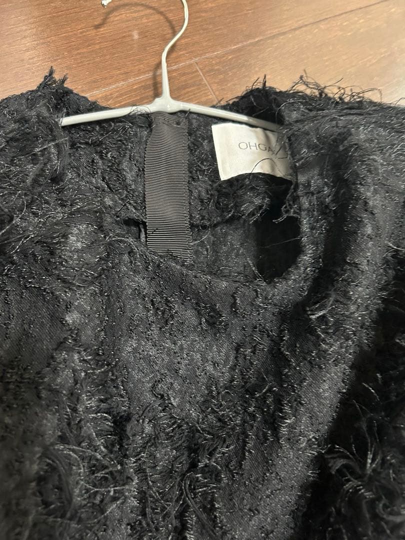 OHGA ジャガードブラウス