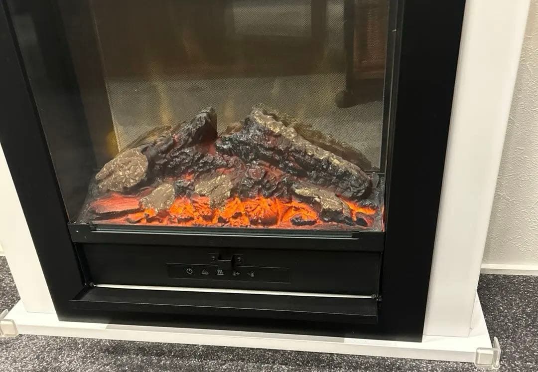 【美品】Dimplex/ディンプレックス 暖炉型ファンヒーター ベリーニII 白