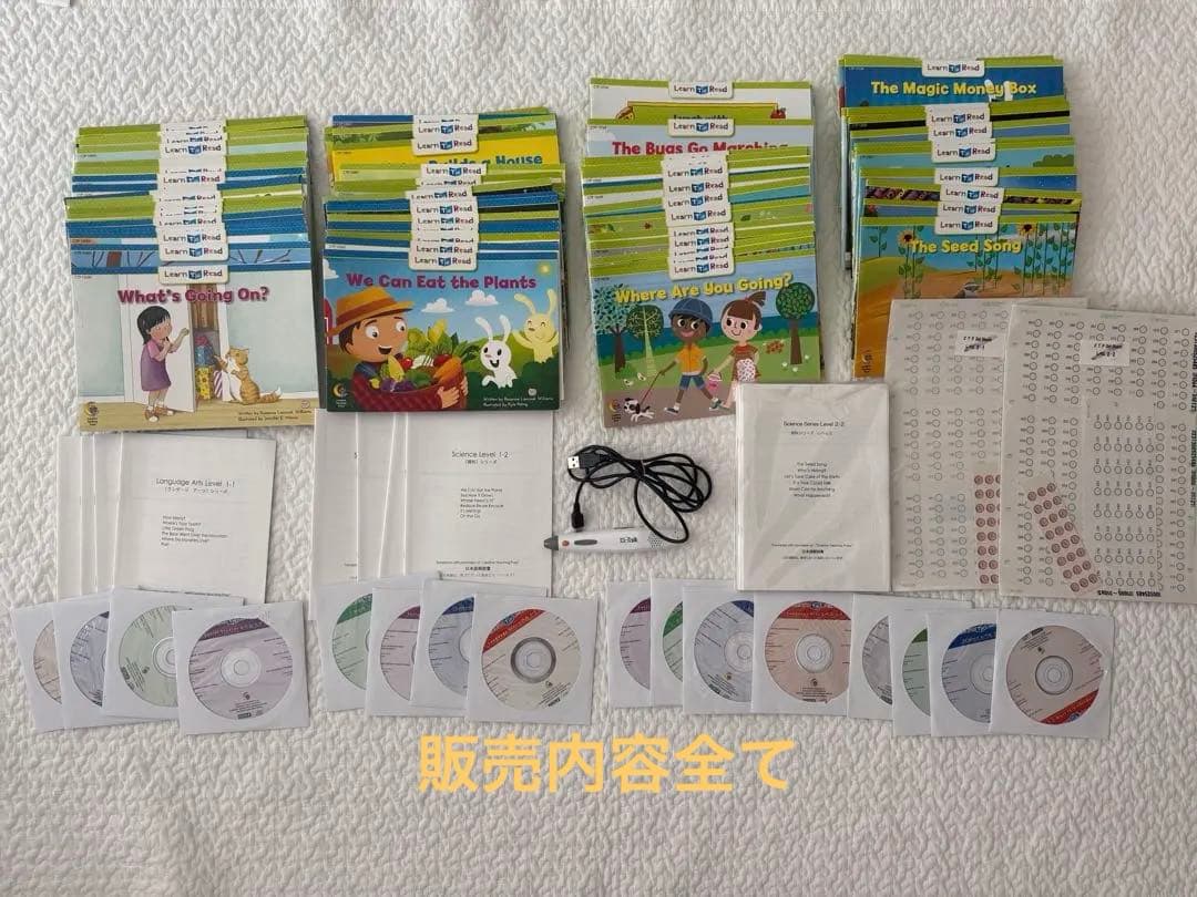 CTP Learn to Read 1&2(CD,G-Talk,日本語解説書付）