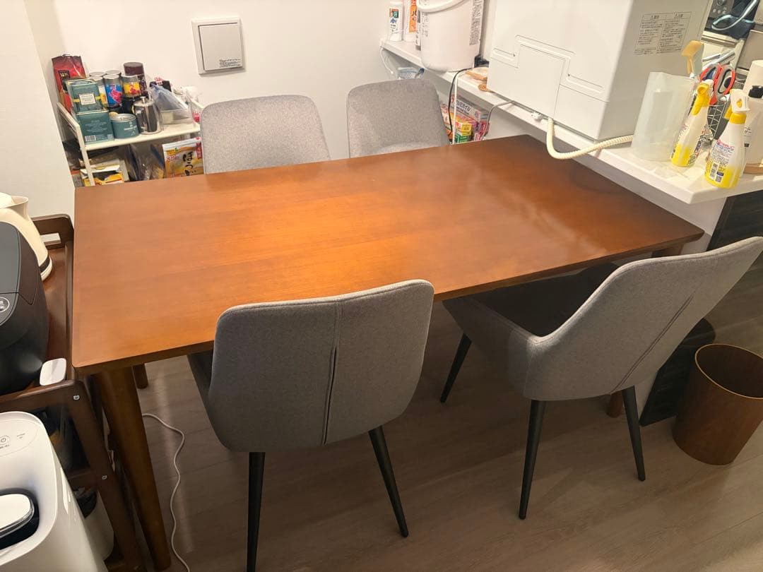 カリモク60 ダイニングテーブル1500 ウォールナット 4人掛け