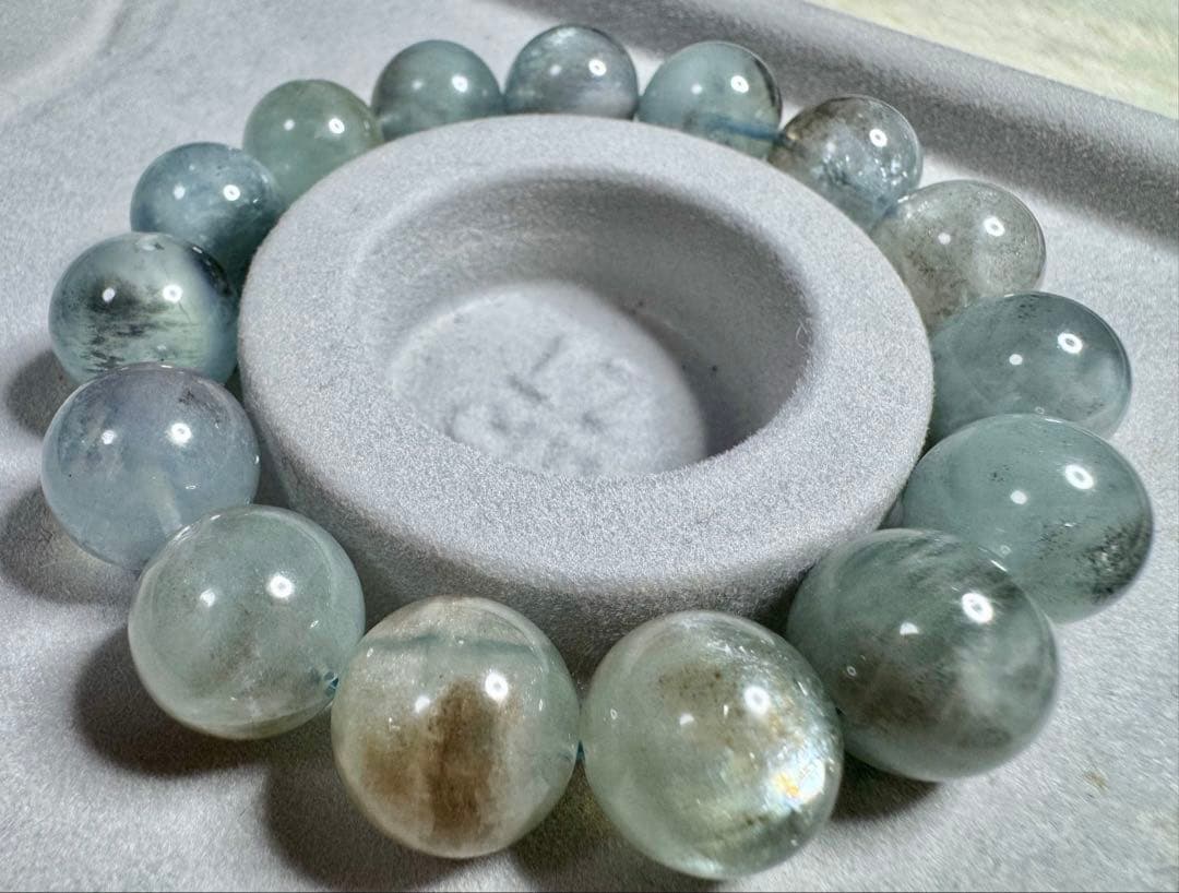 Ocean Brilliance 上質•ハイグレード アクアマリン ブレスレット