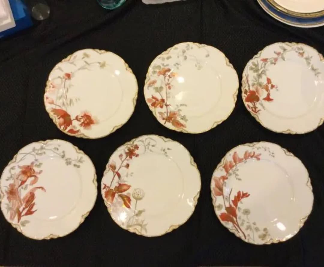 アビランド　アンティークプレート６枚セット