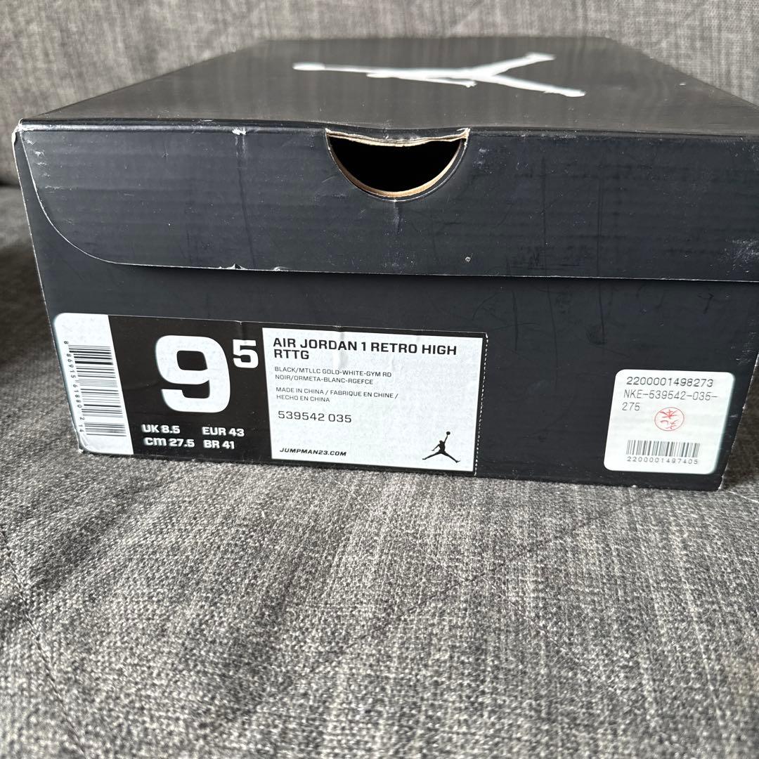 シューズ(男性用) NIKE AIR JORDAN I RETRO HIGH RTTG 27.5cm