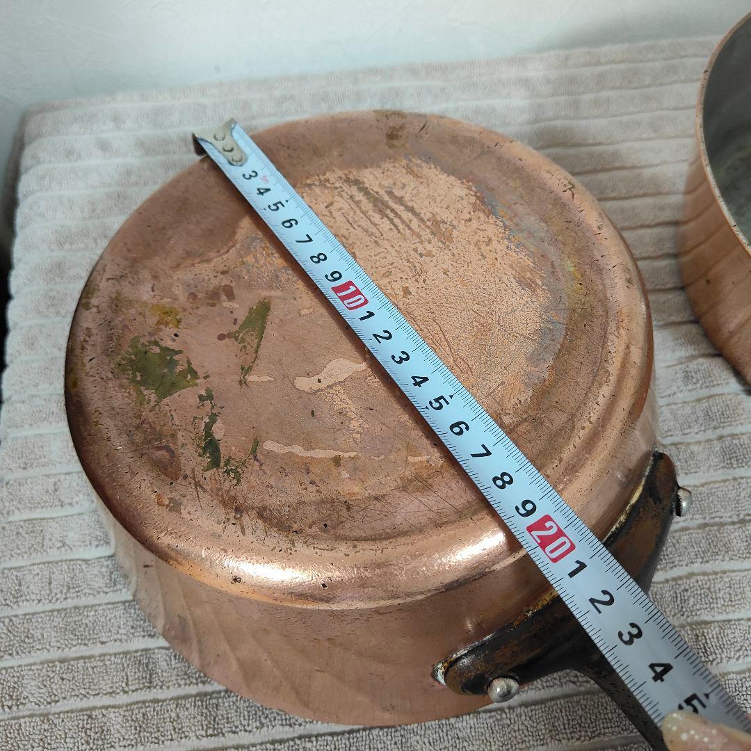 銅鍋フランス製　ソトゥーズ　セット売り