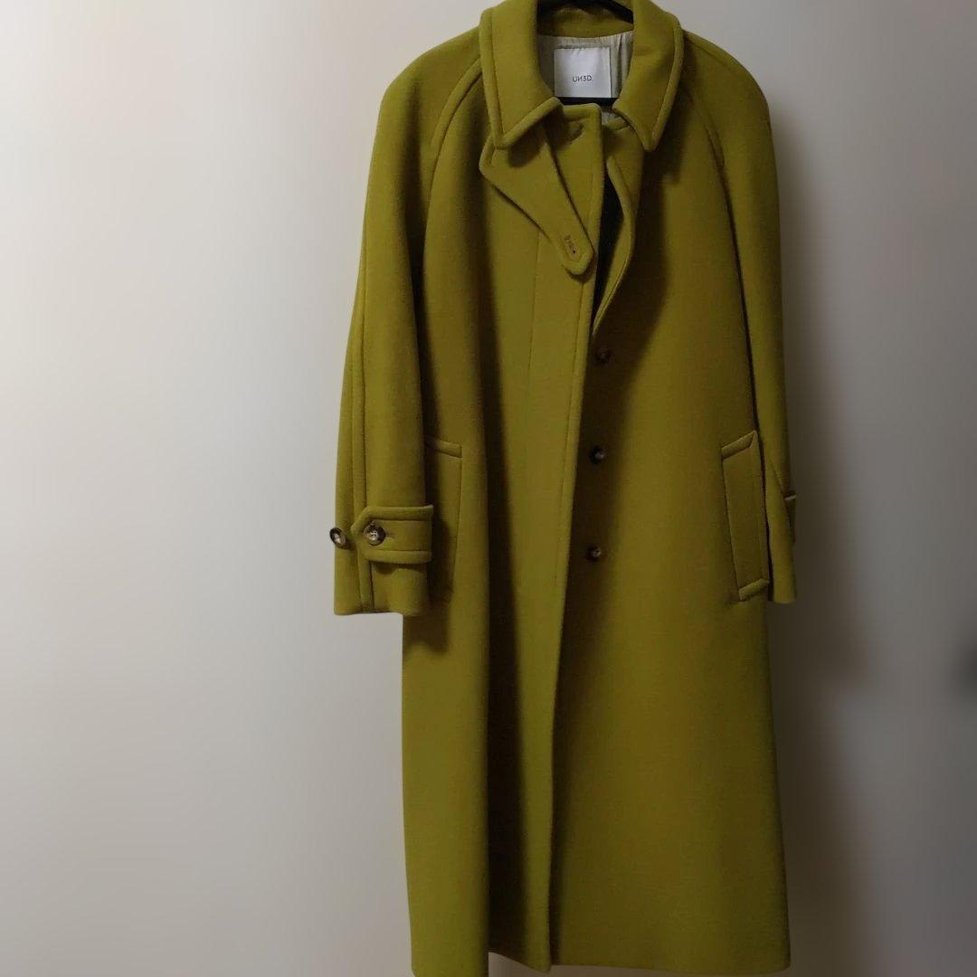 アンスリード ステンカラーコート マスタード