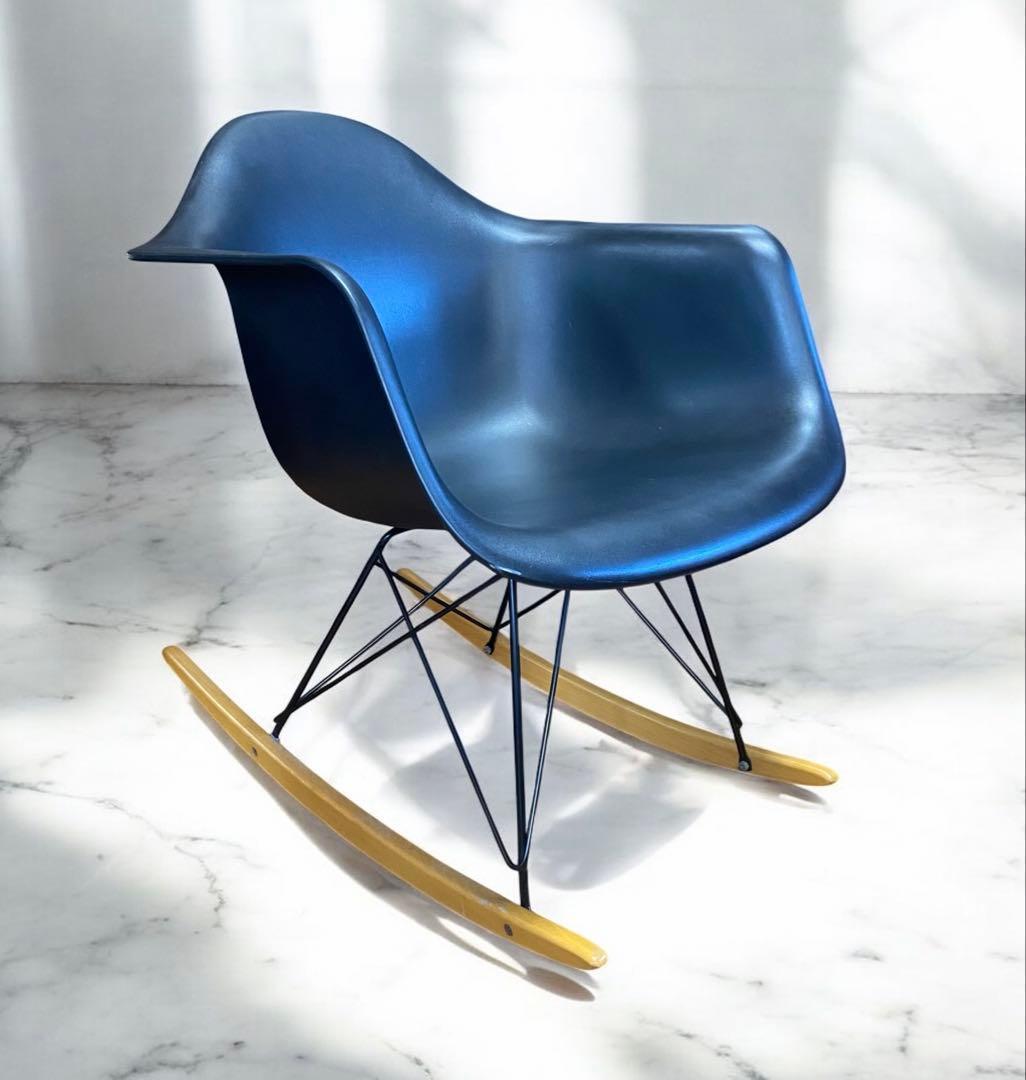 リプロダクト　イームズ　RAR　ロッキング　アームシェルチェア　ブラック