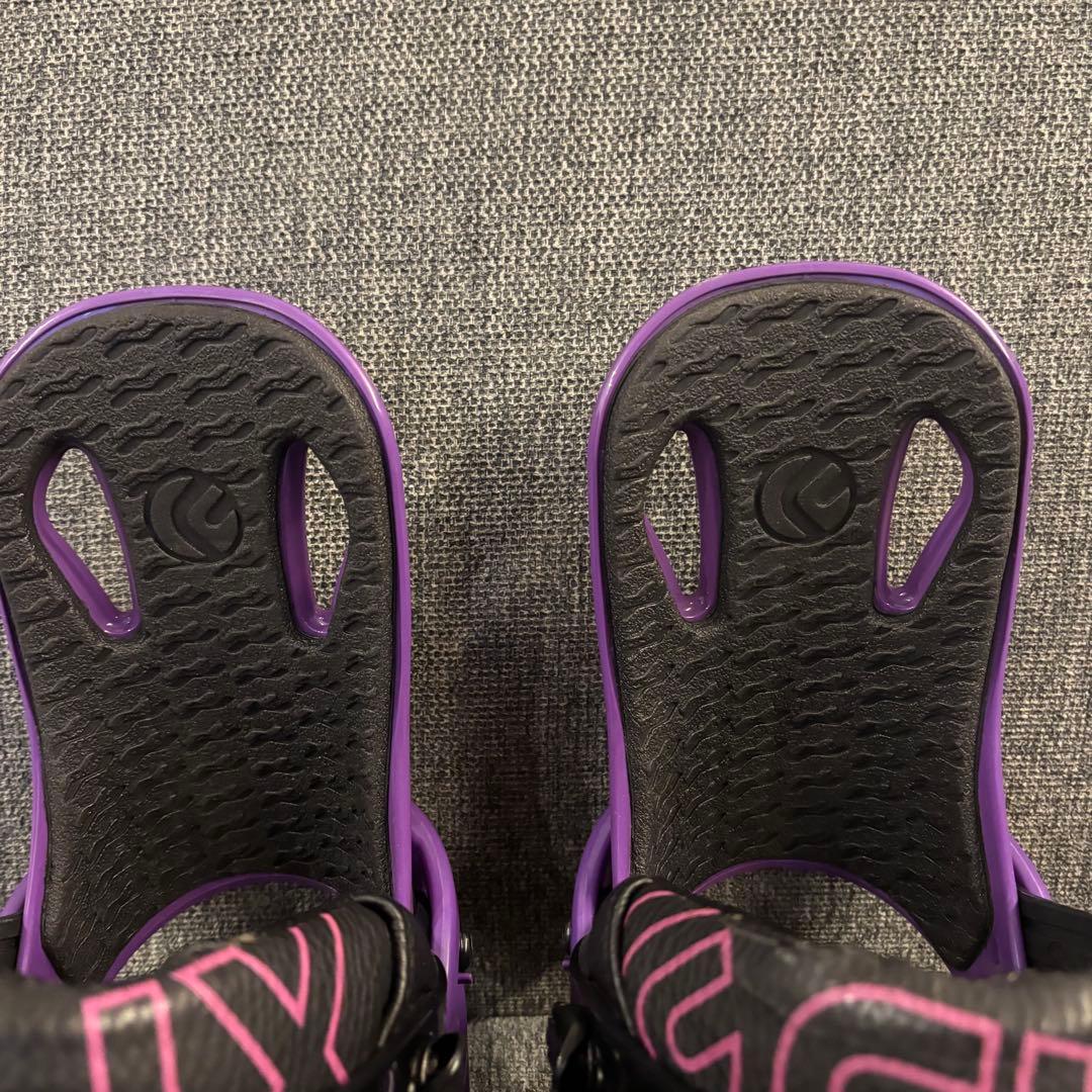 FLUX レディース ビンディング Sサイズ パープル スノーボード 美品