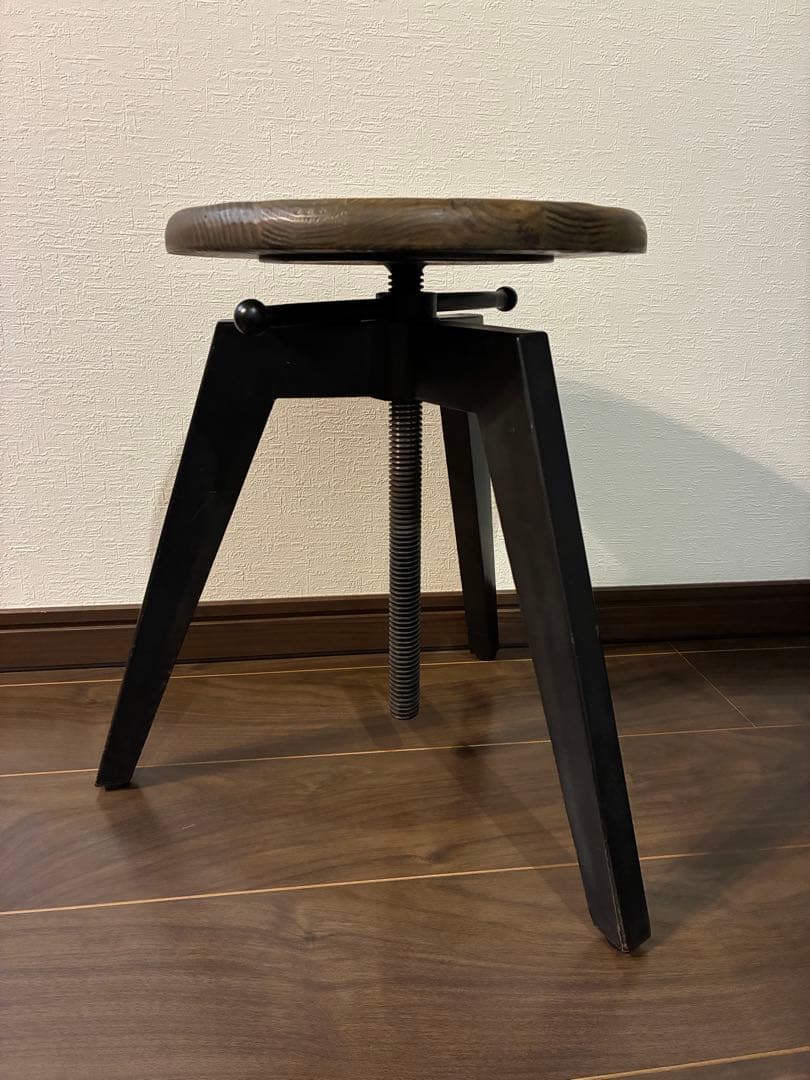 アイアン　木　チェア　スツール　椅子