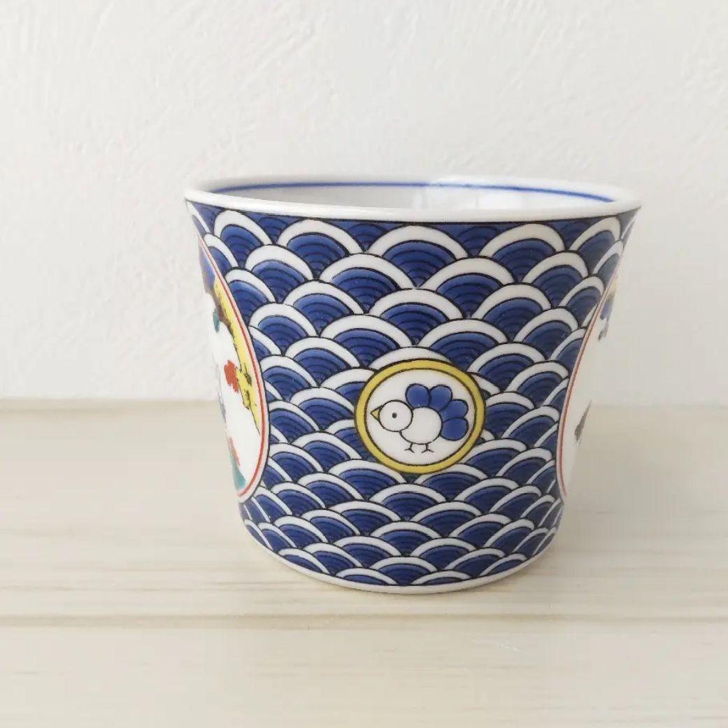 新品　ミッフィー × 九谷焼 コラボ 蕎麦猪口 そばちょこ 五彩 青郊窯