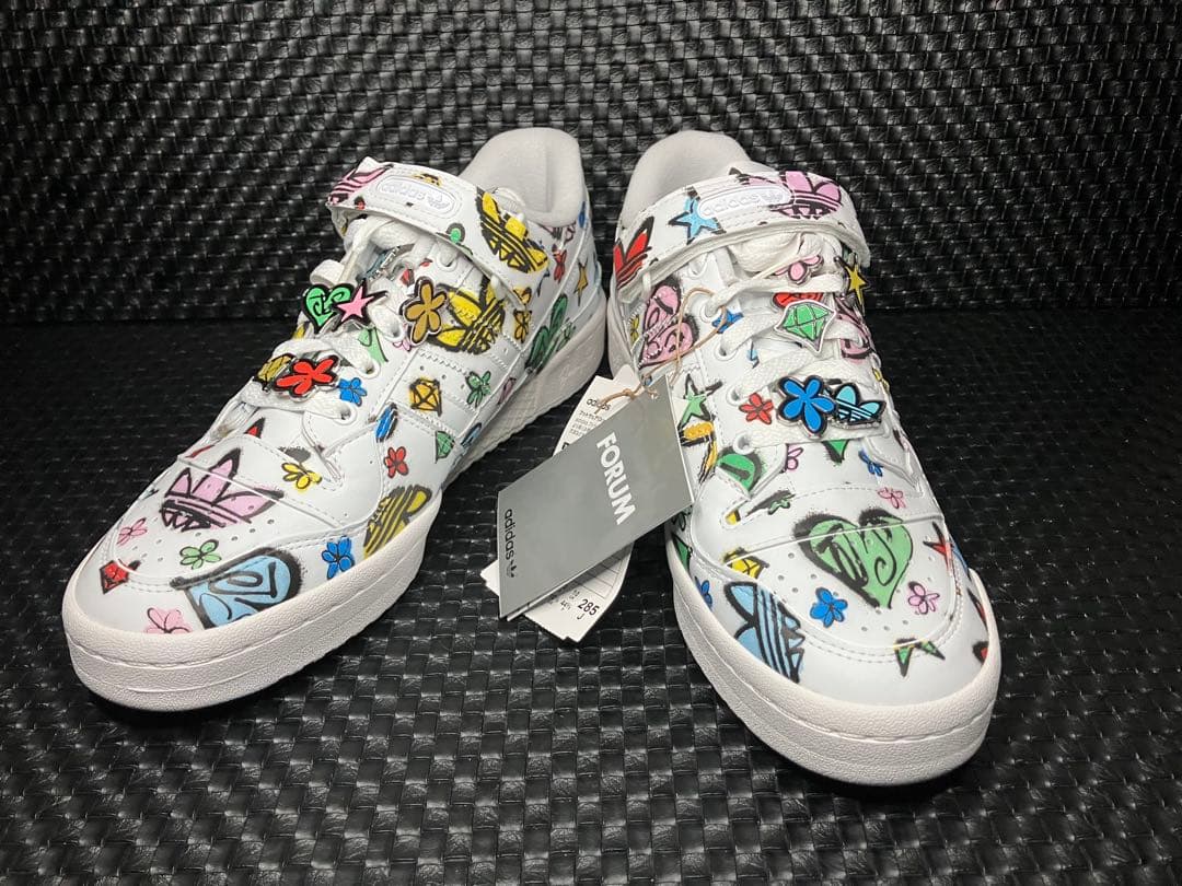 アディダス ジェレミースコット 白Whiteフォーラム 84 ローカット