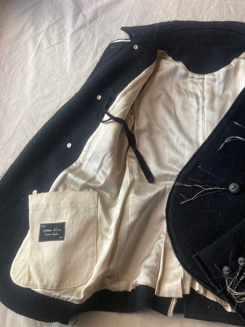 希少 Number (N)ine 黒 レディースS ダッフルコート