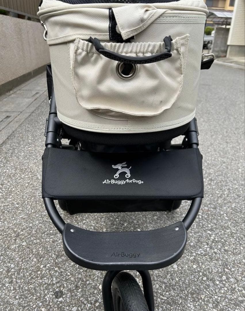 Airbuggy ペットカート ホワイト(コットのみ) ラージサイズ