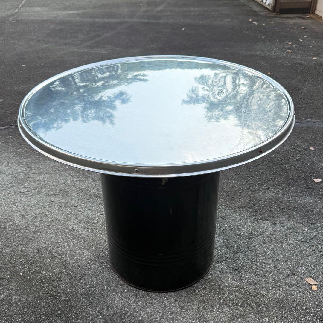 韓国のドラム缶式テーブル4つセット