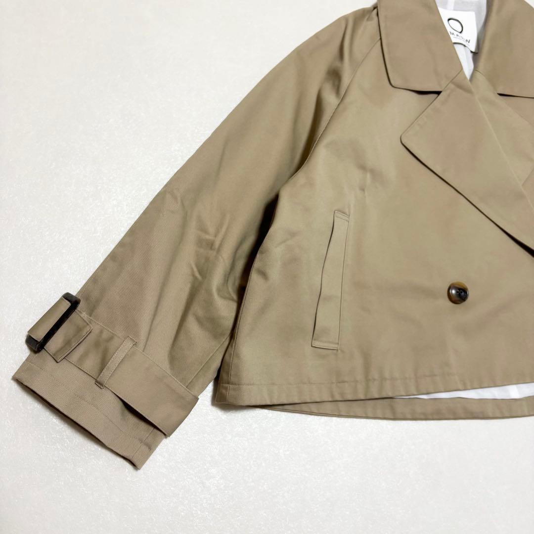 2024 マルゥユナイテッドアローズ ショートトレンチコート 36 ベージュ