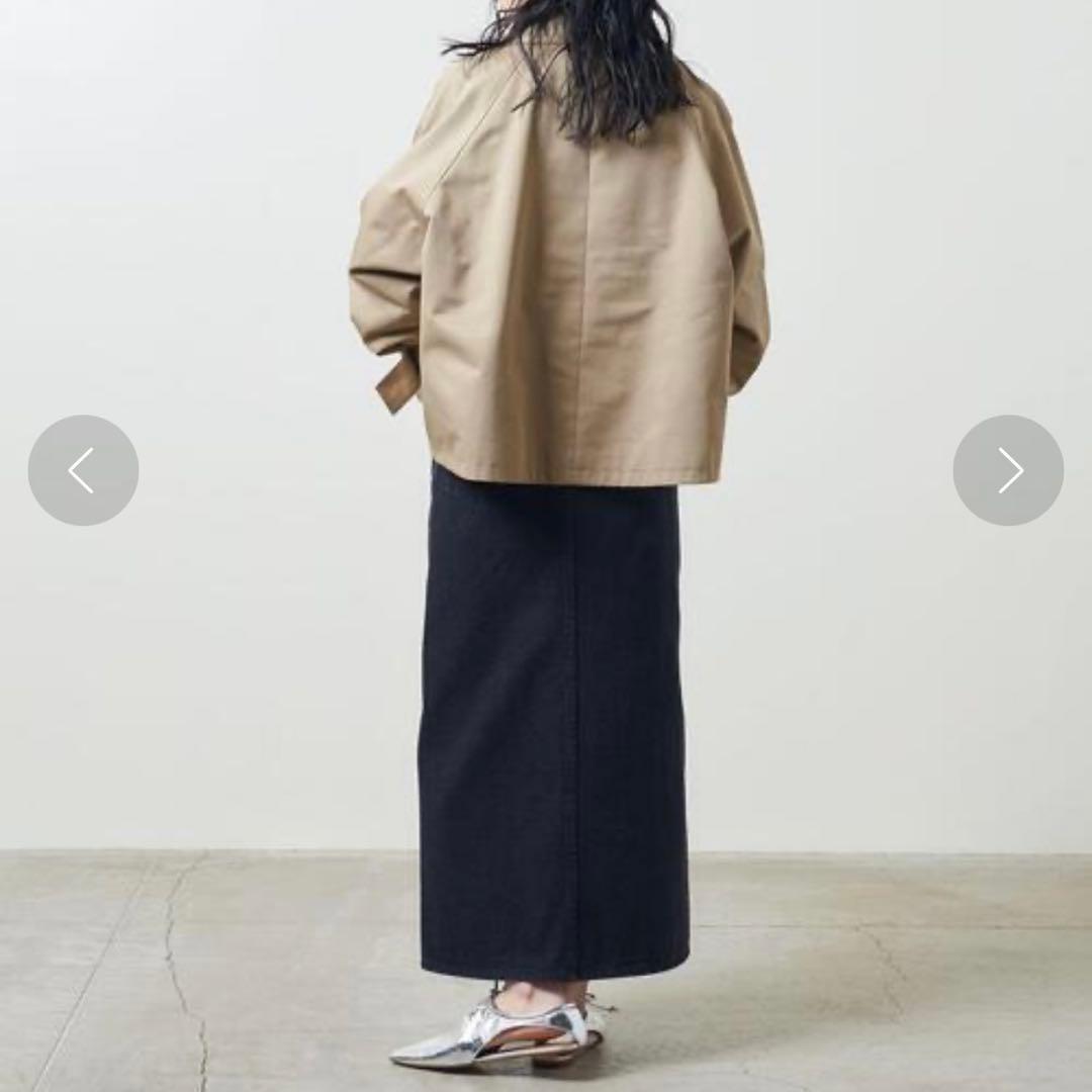 2024 マルゥユナイテッドアローズ ショートトレンチコート 36 ベージュ