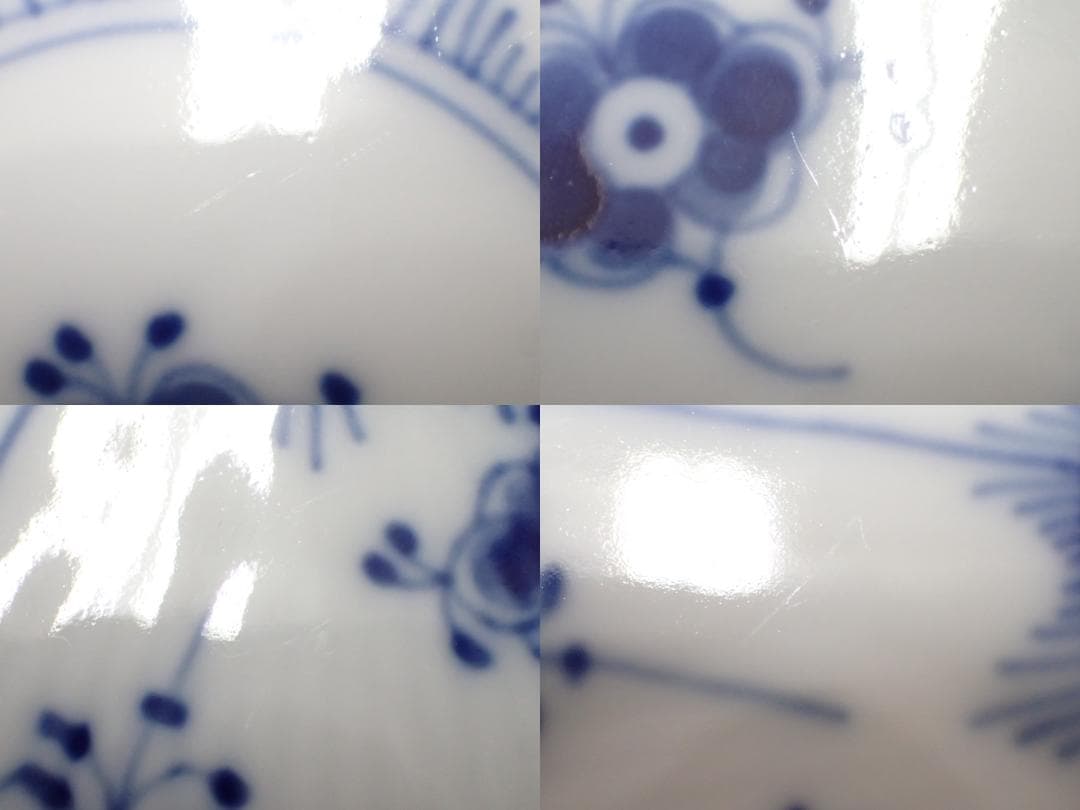 215/ロイヤルコペンハーゲン ブルーフルーテッド プレート 計2枚セット