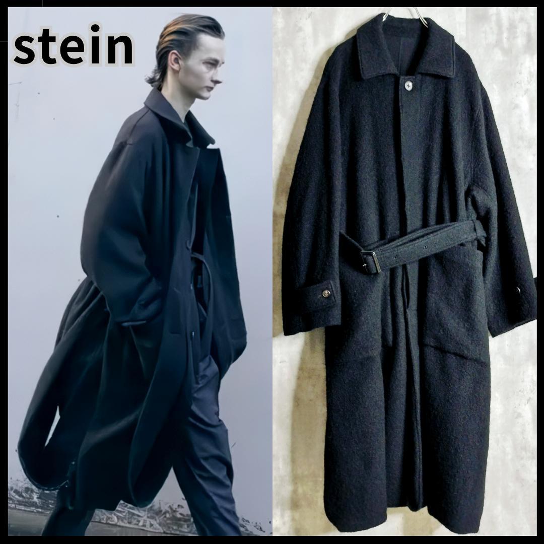 stein OVERSIZED BLANKET COAT チンストラップ ウール