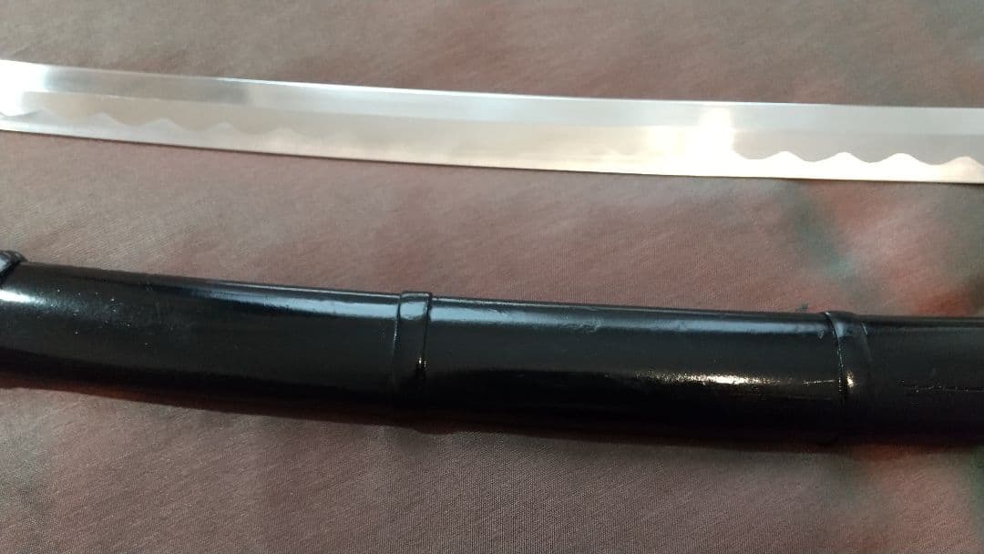 【鐺・責金】模造刀 小太刀 長脇差 模擬刀 軽量アルミ刀身 拵え 鍔 刀