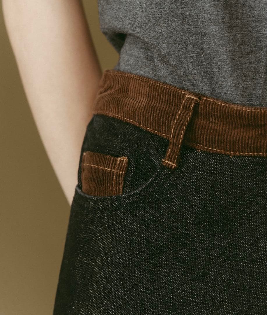 【週末価格】Knuth Marf denim baggy pants XS