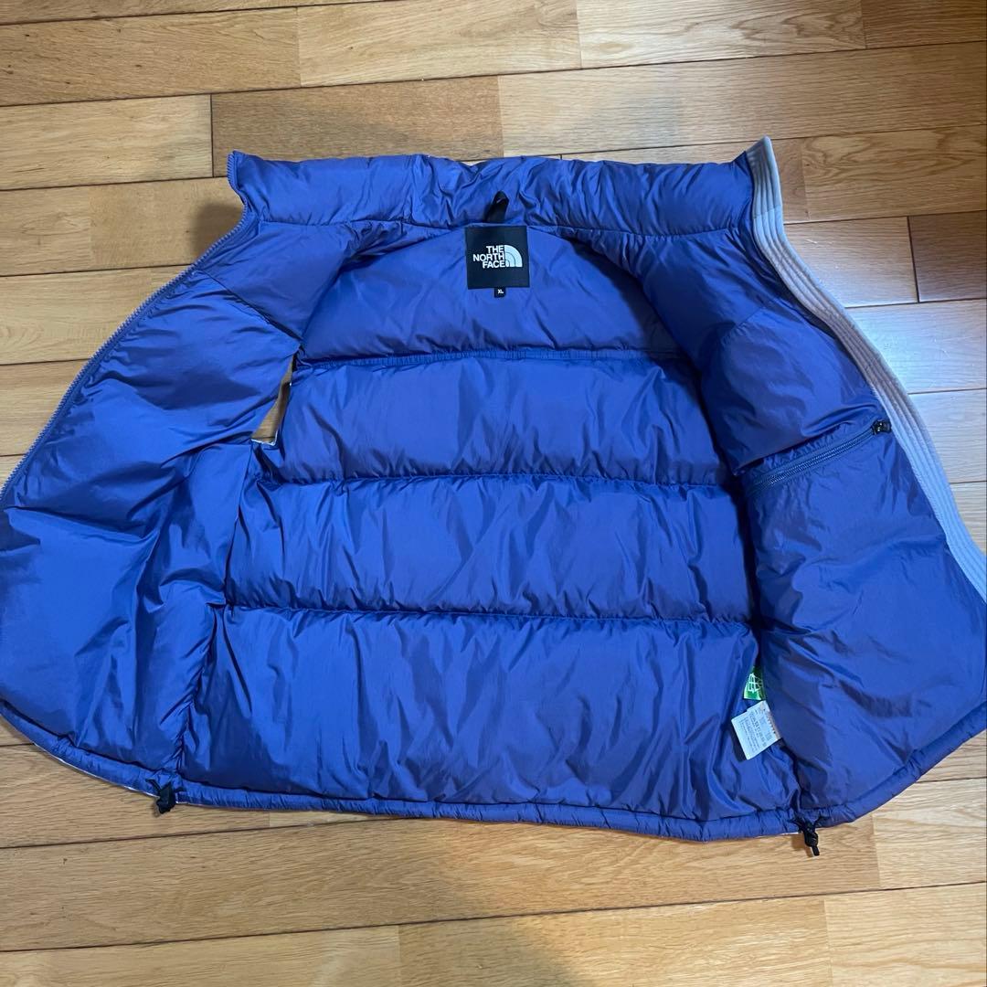 THE NORTH FACE ダウンベスト ライトブルー XL ヌプシベスト
