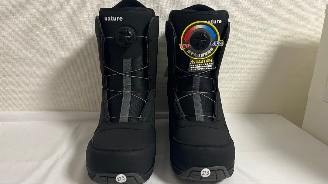 【未使用】ARBN nature NT A-TOP ブラック スノーボードブーツ