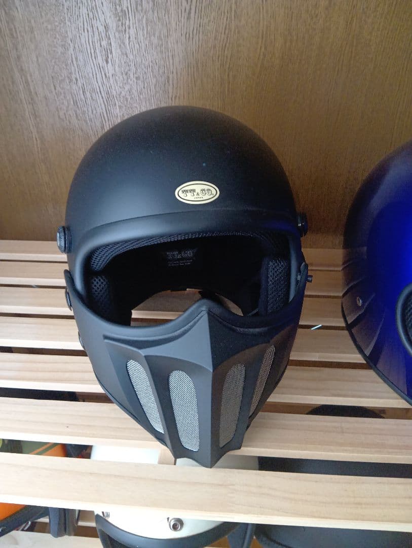 マットブラック フルフェイスヘルメット