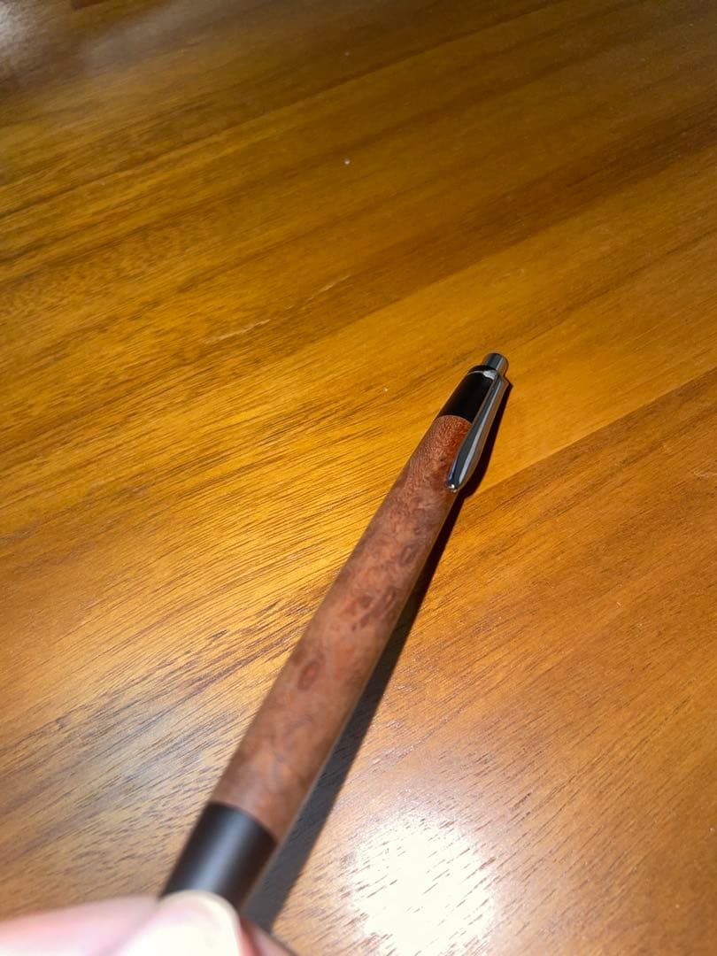 野原工芸　バーズアイ欅上杢　シャーペン　限定品