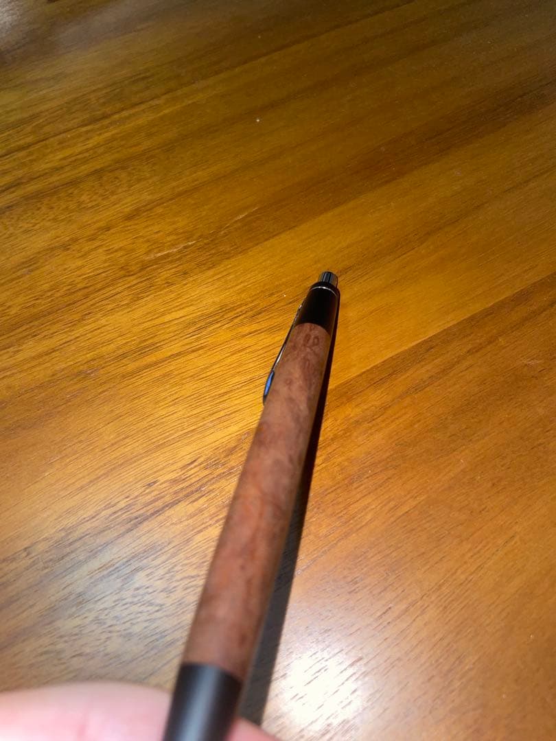 野原工芸　バーズアイ欅上杢　シャーペン　限定品