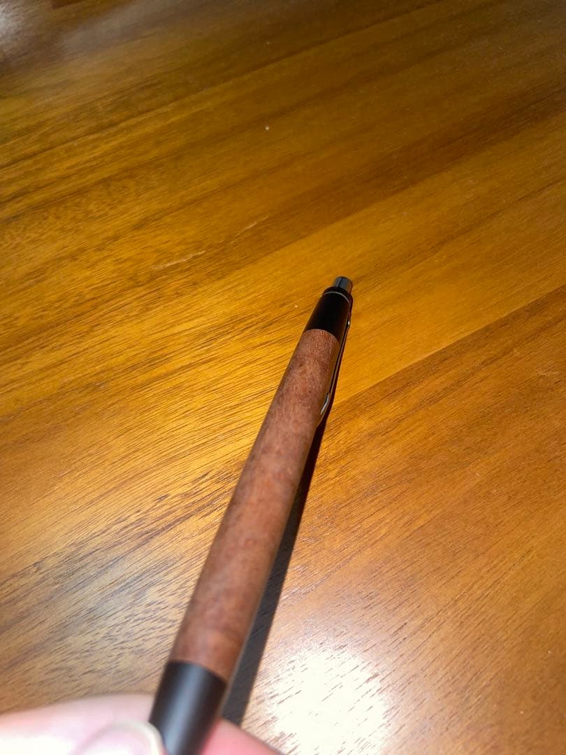 野原工芸　バーズアイ欅上杢　シャーペン　限定品