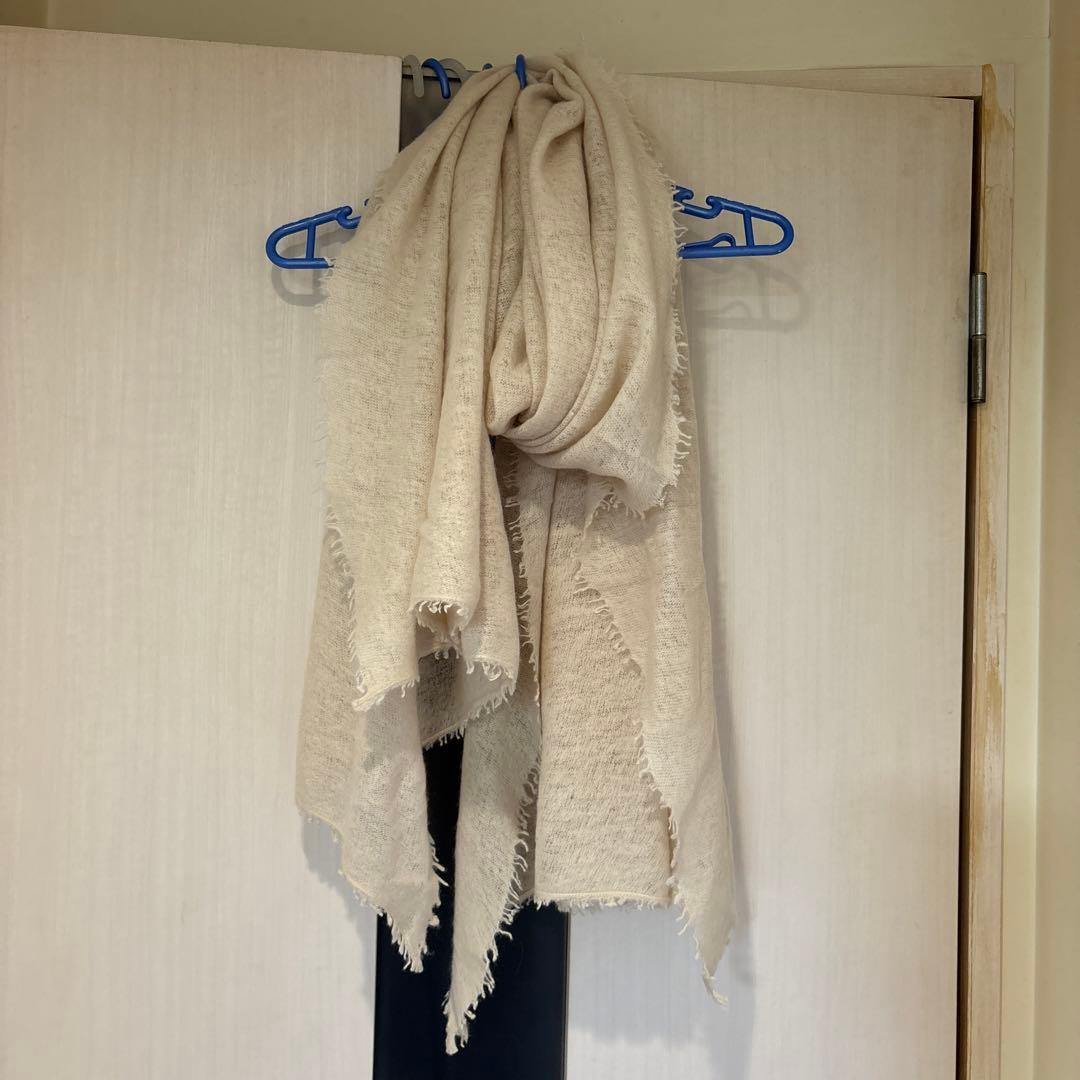 H.P France JANE CARR カシミヤ100%素材ストール