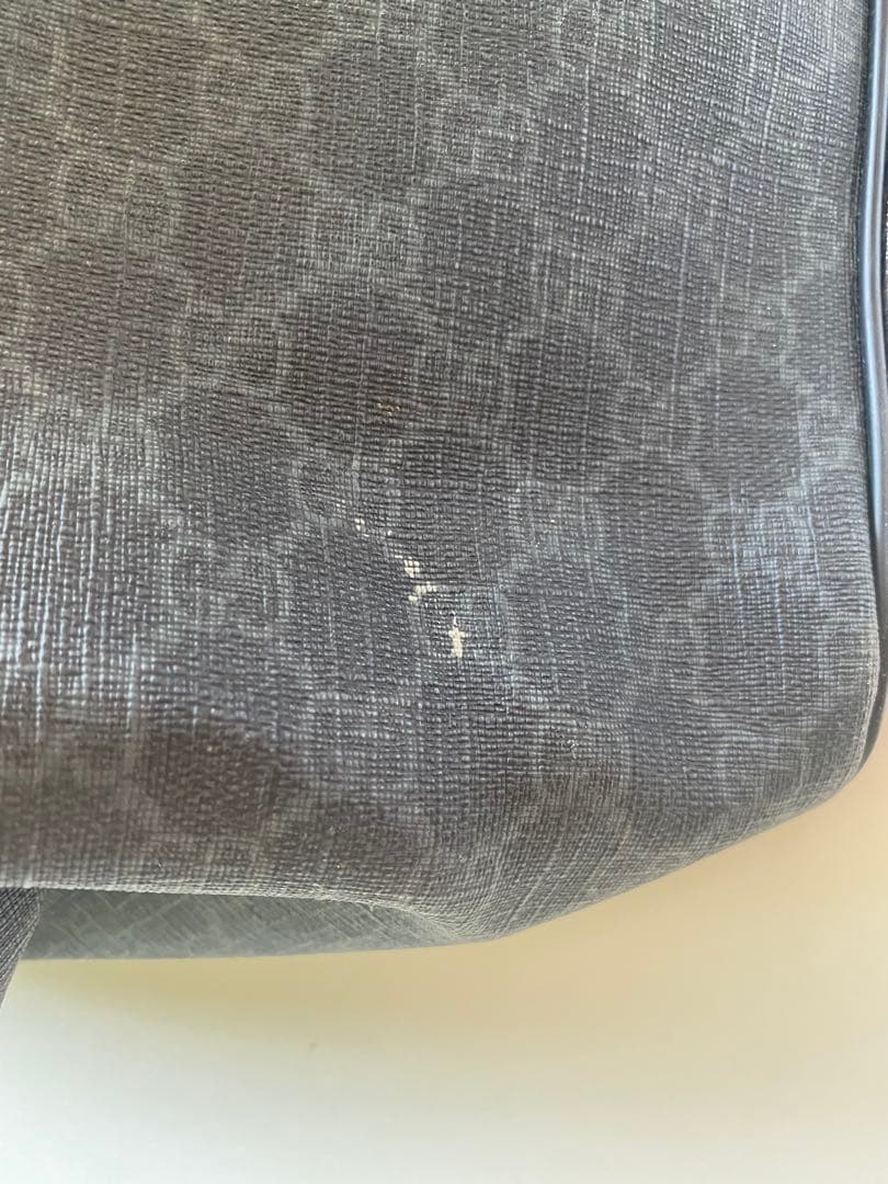 GUCCI グッチ　GGスプリーム　ボストンバッグ　保存袋つき