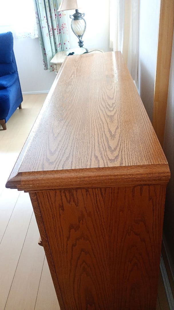 【希少・総無垢オーク心材】アメリカ輸入チェスト