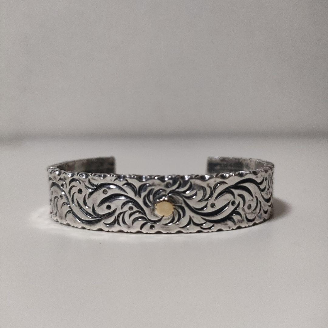 B.P.C シルバー925 K18 ハワイアンジュエリー バングル