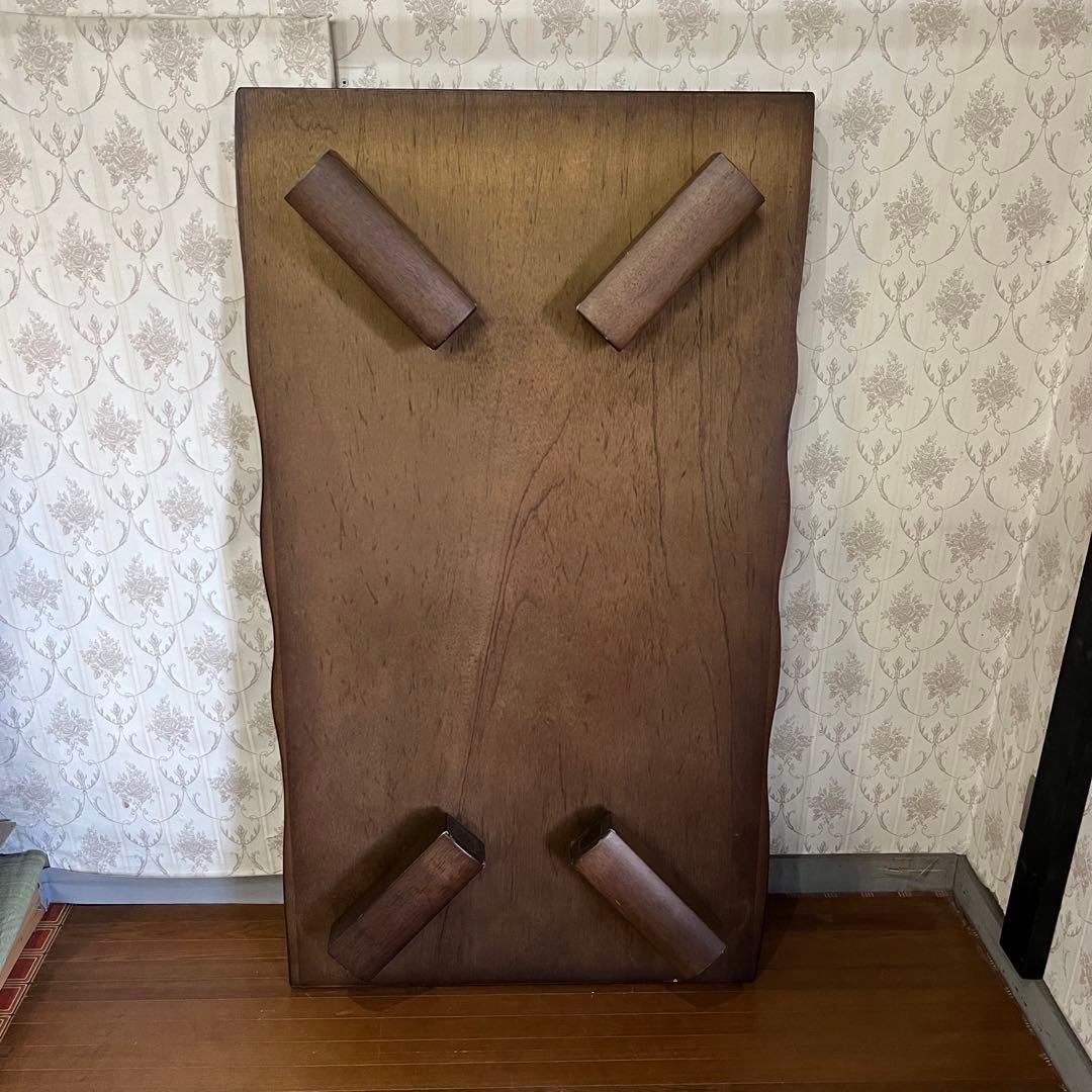 【アンティーク】木製 折りたたみ座卓 ローテーブル センターテーブル 古家具