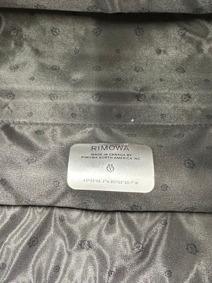 【RIMOWA】コンパクトスーツケース