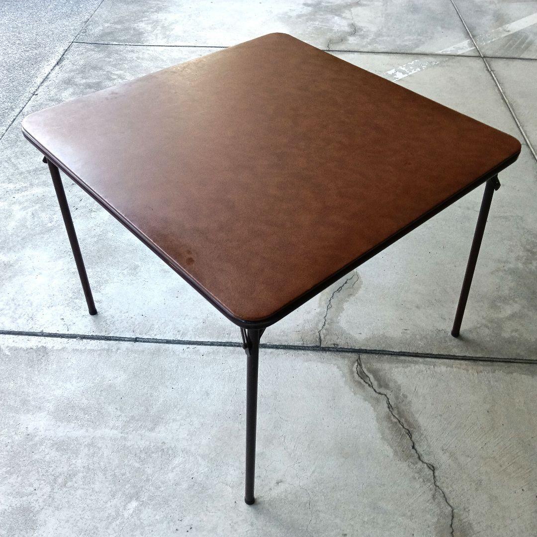 MECO チェスナットアモレッタ 折りたたみ ヴィンテージテーブル 上307