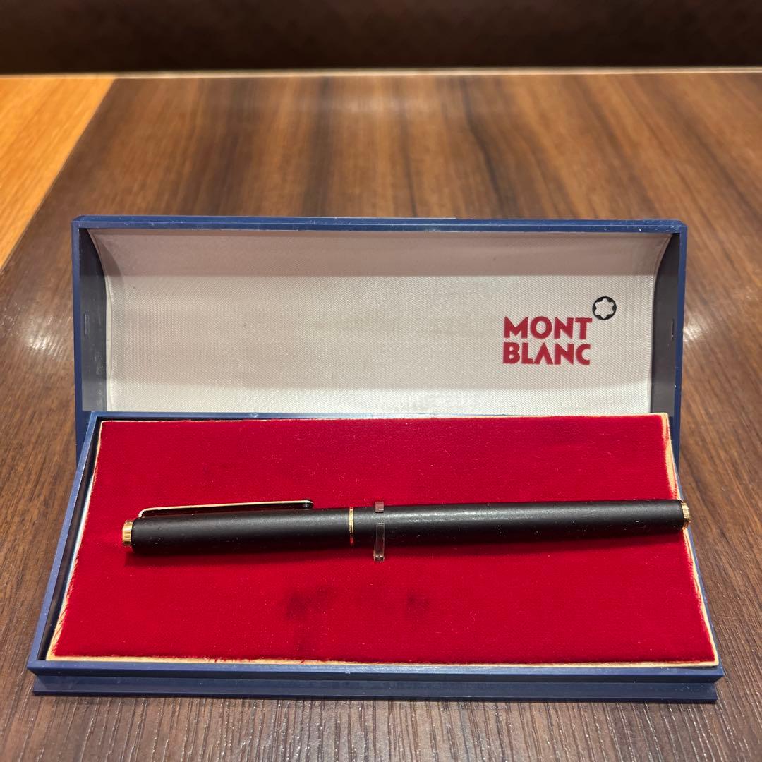 MONT BLANC NOBLESSE ビンテージ　万年筆 黒 専用ケース付き