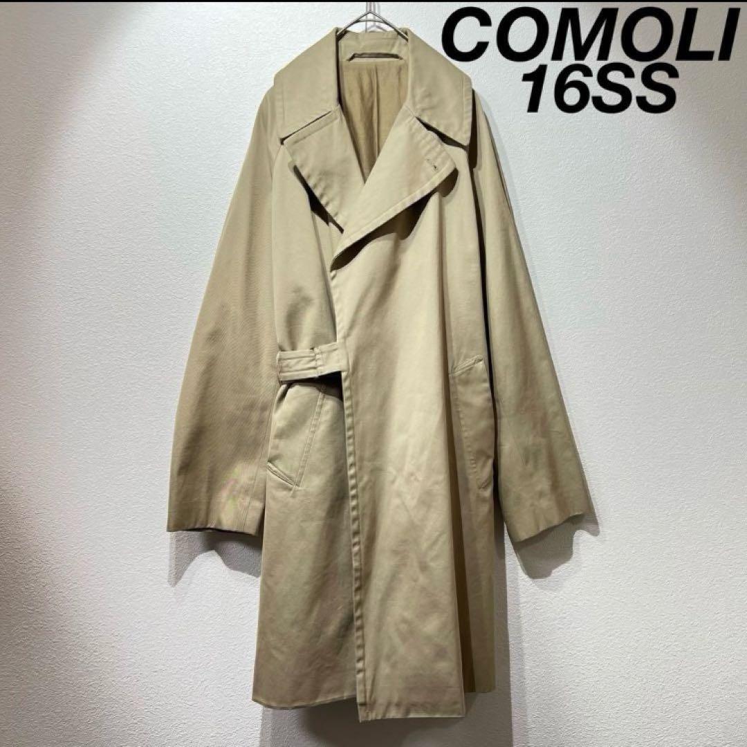 16ss comoli コットンタイプライター タイロッケンコート