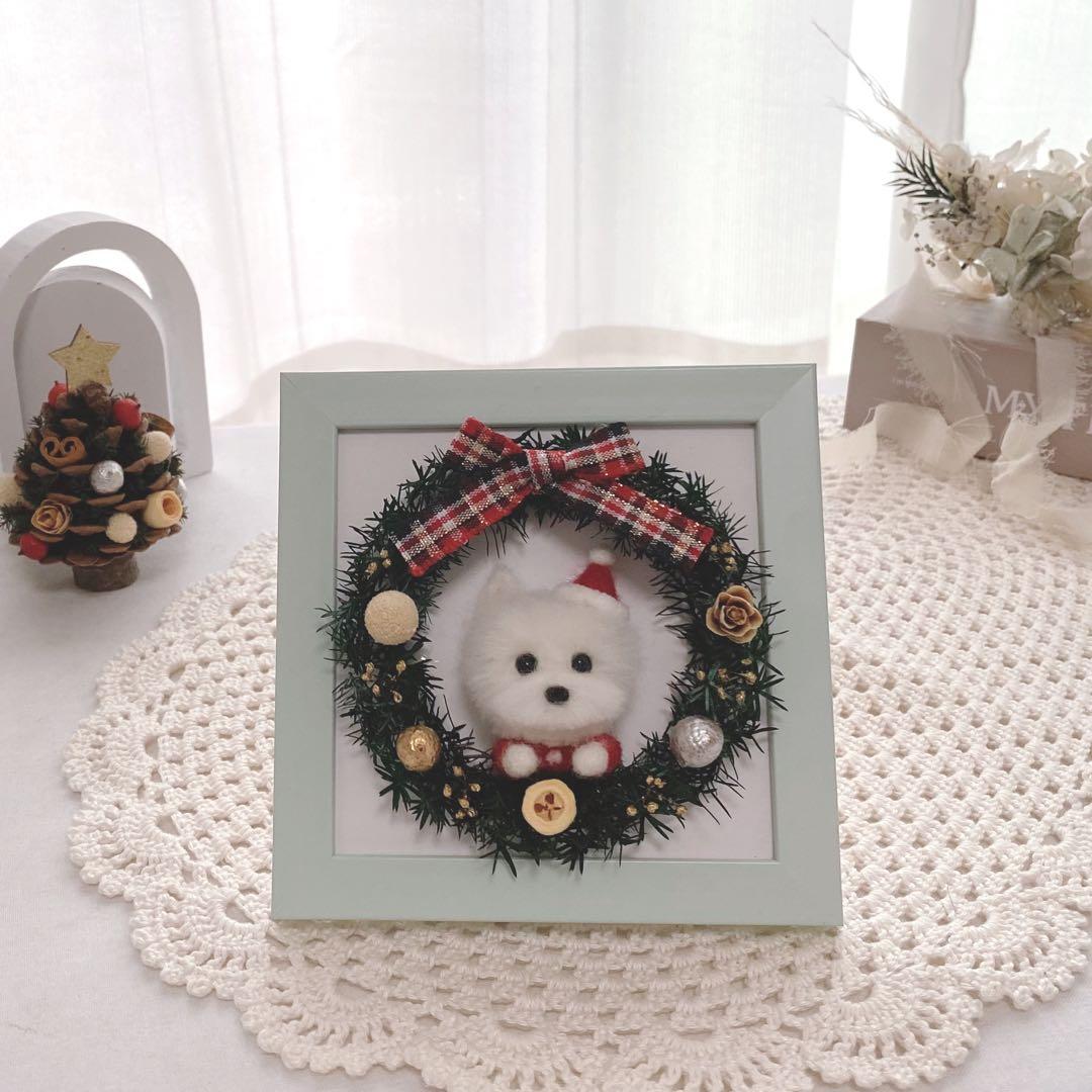 専用ページ　クリスマス作品　羊毛フェルト