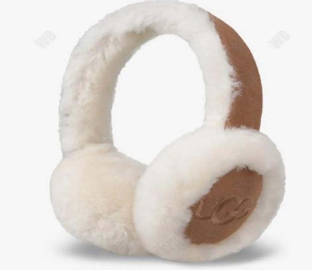 【UGG正規品】 ロゴ刺繍＊イヤーマフ＊チェストナット