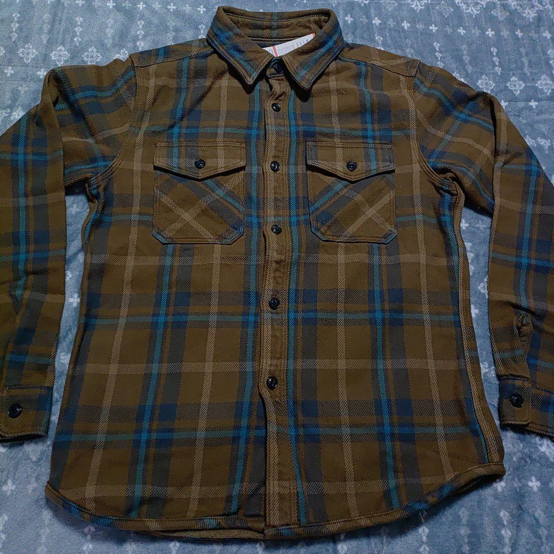 ウエス UES 長袖シャツ 502551 エクストラヘビーネルシャツ L