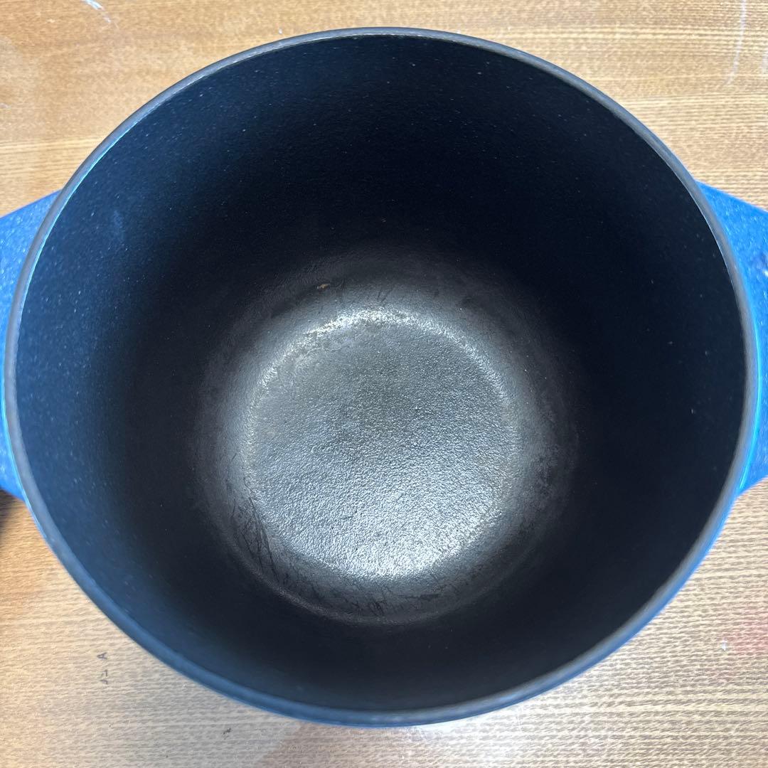 ストウブ　ラ・ココット　de GOHAN 16cm ルミナスブルー【中古】