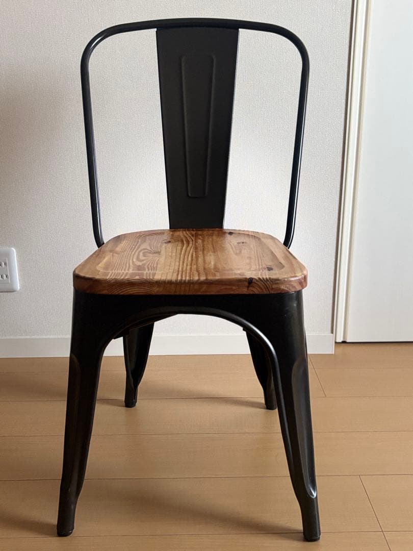 椅子 チェアー　木とアイアン
