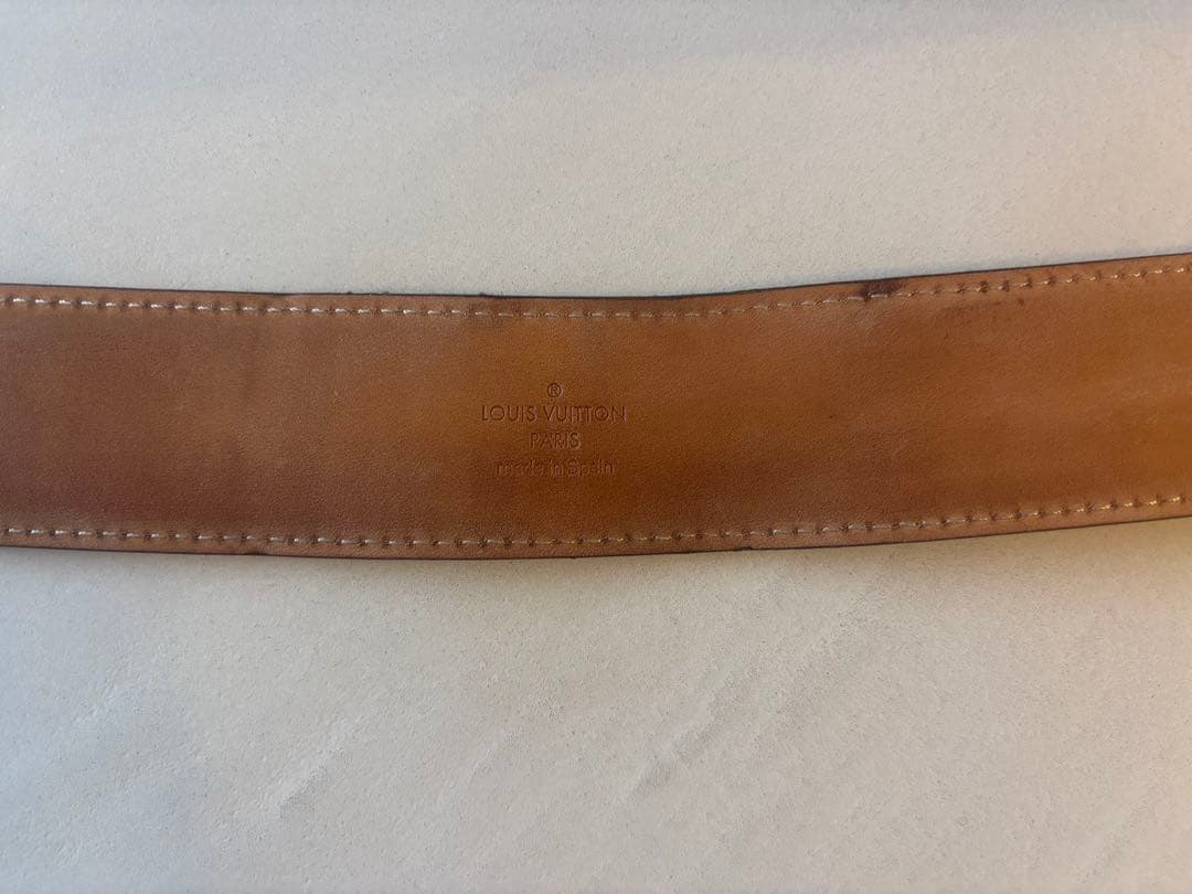 【良品】Louis Vuitton モノグラム　ベルト 85/34