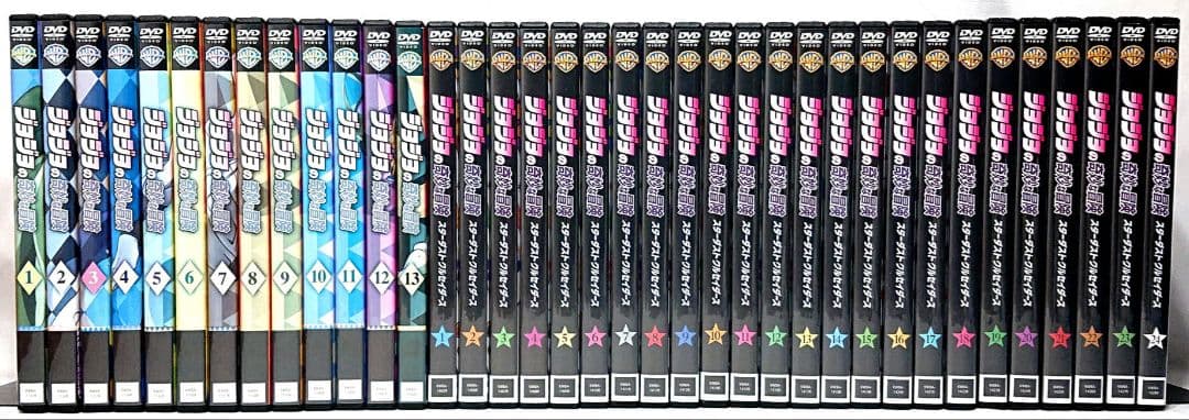 ジョジョの奇妙な冒険【1部～3部】DVD 全37巻