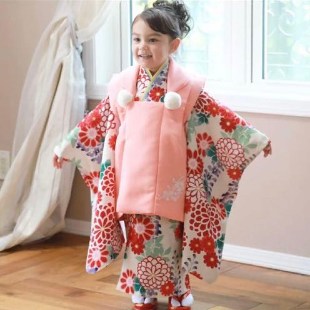 美品⭐︎キャサリンコテージ　七五三被布3点セット