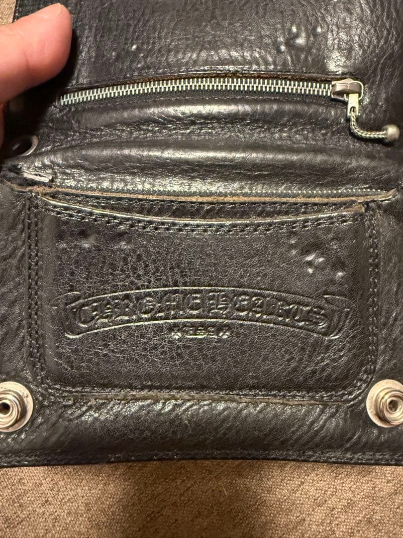 クロムハーツ　2zip クロスボール　黒