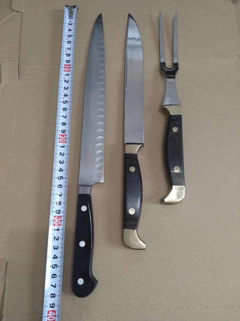 筋引き　カービングナイフ　フォーク　セット